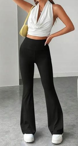 Damskie kryjące legginsy push-up modelujące wysoki stan dzwony s/m na Arena.pl