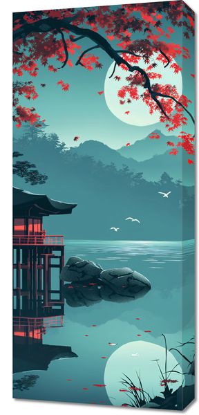 Obraz 40x90cm Japoński Pawilon zdjęcie 1