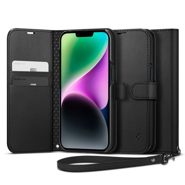 SPIGEN WALLET S IPHONE 14 BLACK zdjęcie 1