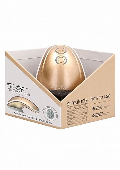Twitch Hands - Free Suction & Vibration Toy - Gold zdjęcie 10