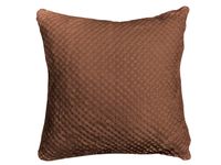 Poszewka żakardowa AMORRO 40x40 mleczna czekolada