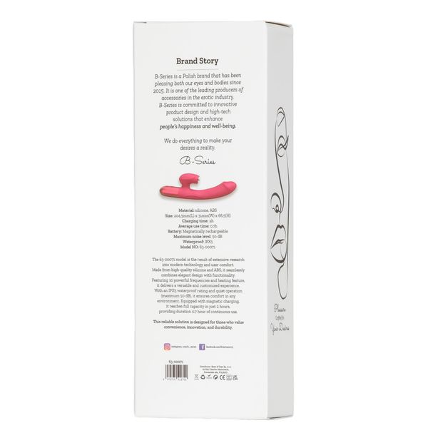 Wibrator-Silicone Vibrator Usb, 10 Vibration Modes, Heating zdjęcie 4