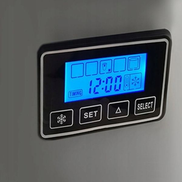 Kostkarka Domowa Maszyna Do Lodu Srebrna Szara Wydajna Łatwa w Obsłudze zdjęcie 12