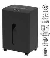 Ultra cicha 40 dB niszczarka ProEasy PCB-3415Q (P4) 4 x 38 mm