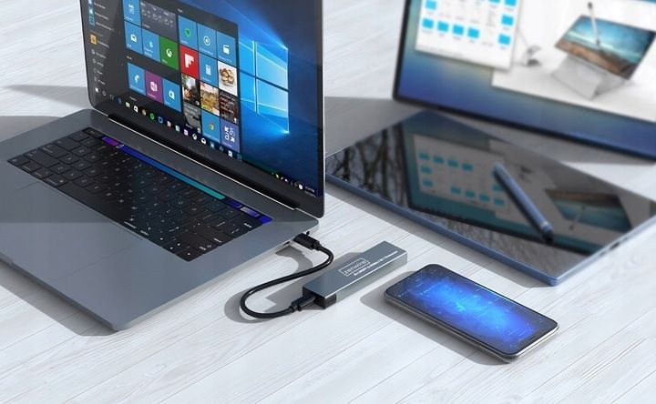 Obudowa na dysk SSD NVME/SATA PCIe M.2 USB-C Gen2 Kieszeń Adapter dysku M2 zdjęcie 13