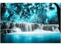 100 70CM OBRAZ PŁÓTNO WODOSPAD PŁÓTNO RAMA
