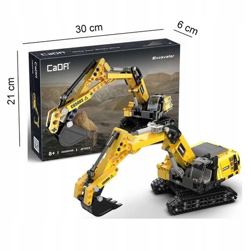 KLOCKI KONSTRUKCYJNE POJAZD BUDOWLANY KOPARKA 467 na Arena.pl