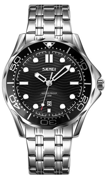 zegarek męski skmei 9276sisibk + box zdjęcie 1