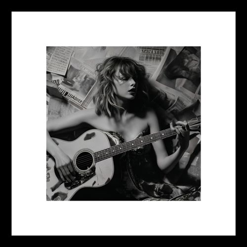 Plakat 20x20cm Młoda Gitarzystka na Arena.pl