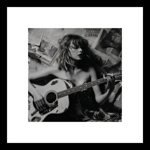 Plakat 20x20cm Młoda Gitarzystka zdjęcie 3