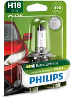 2X Philips Żarówka Samochodowa LongLifeEcoVision H18 12V 65W