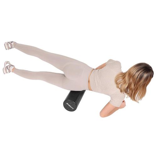 Wałek roller do masażu crossfit Epp czarny 15x90cm 465g Eb fit na Arena.pl