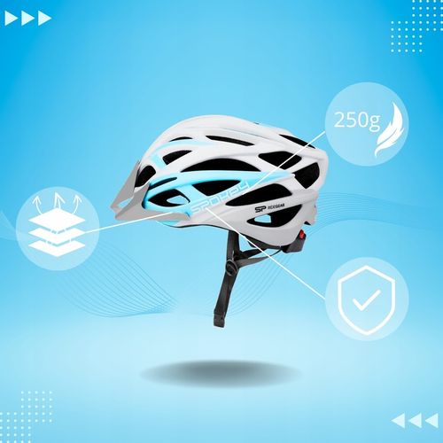 Kask rowerowy rolki skating regulowany wentylowany 55-58 deskorolke spokey na Arena.pl