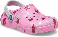 Dziecięce Ocieplane Buty Klapki Chodaki Crocs Classic Disco Clog 32-33