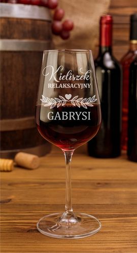 KIELISZEK do wina z grawerem na DZIEŃ KOBIET URODZINY kieliszek XXL na Arena.pl