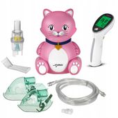Inhalator nebulizator dla dzieci zestaw termometr