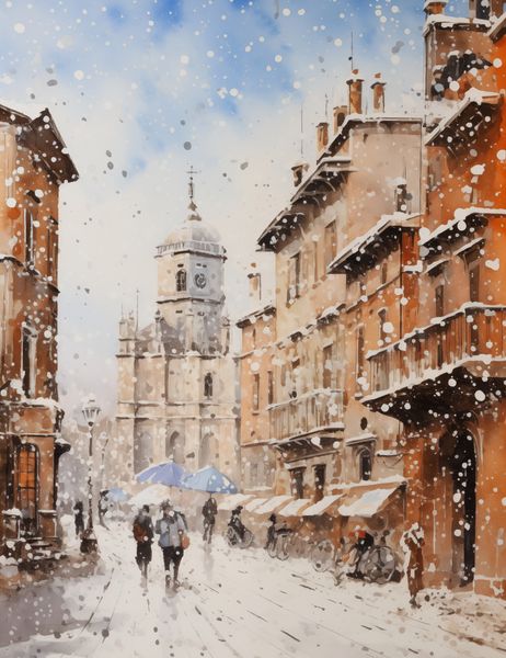 Plakat 50x65cm Urok Starych Miast zdjęcie 1