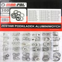 ZESTAW PODKŁADEK ALUMINIOWYCH 300EL.