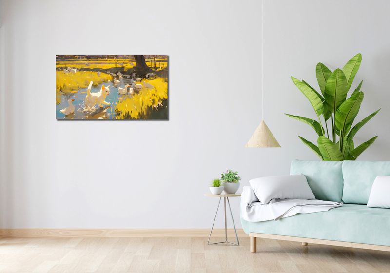 Obraz 90x50cm Słońce na Wsi zdjęcie 2