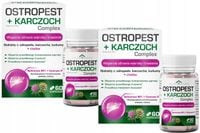 OSTROPEST + KARCZOCH Complex NA trawienie WĄTROBĘ detoks ORGANIZMU KURKUMA
