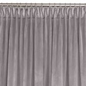 CURT/HOM/VILA/VELVET/PLEAT/D/100/GREY/135x270