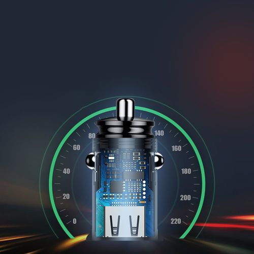 inteligentna ładowarka samochodowa circular 2x usb qc3.0 quick charge na Arena.pl