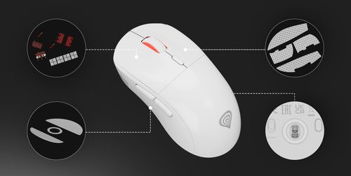 Mysz GENESIS Zircon XIII Biały na Arena.pl