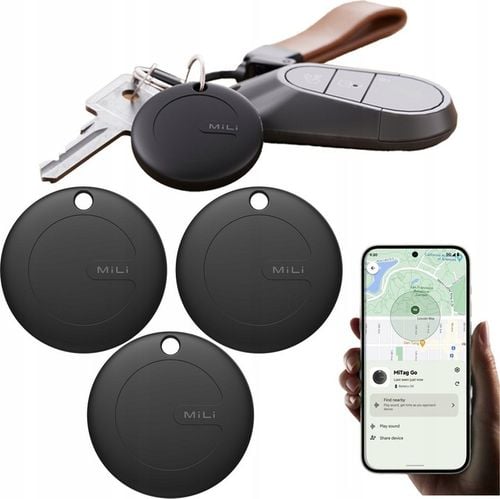 Lokalizator MiLi MiTag Android czarny 3szt na Arena.pl