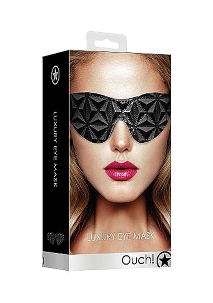 Luxury Eye Mask - Black zdjęcie 3