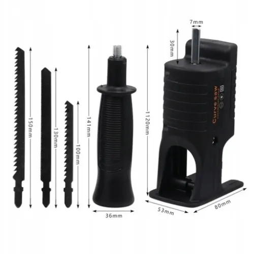 PRZYSTAWKA PIŁA SZABLASTA BRZESZCZOT ADAPTER DO WIERTARKI WKRĘTARKI na Arena.pl