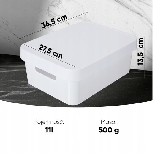 Curver 229113 pojemnik INFINITY biały z przykrywką na Arena.pl