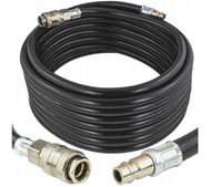 WĄŻ PRZEWÓD ZAKUWANY PNEUMATYCZNY DO KOMPRESORA PISTOLETU ELASTYCZNY 10m