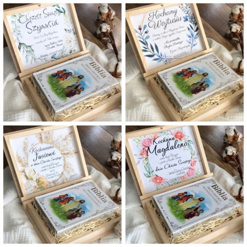 Pamiątka Chrztu Świętego prezent od chrzestnego na Arena.pl