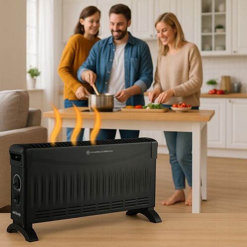 Grzejnik Elektryczny Konwektorowy 2000W Termostat Nawiew na Arena.pl