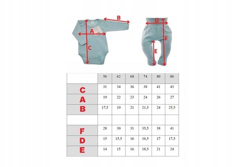 Komplet body półśpiochy z falbanką r.86 trójkąty na Arena.pl