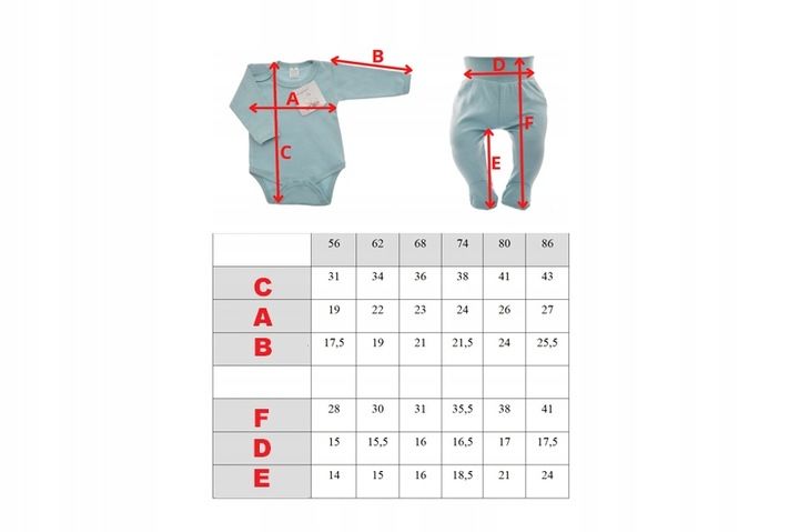 Komplet body półśpiochy z falbanką r.86 trójkąty zdjęcie 3