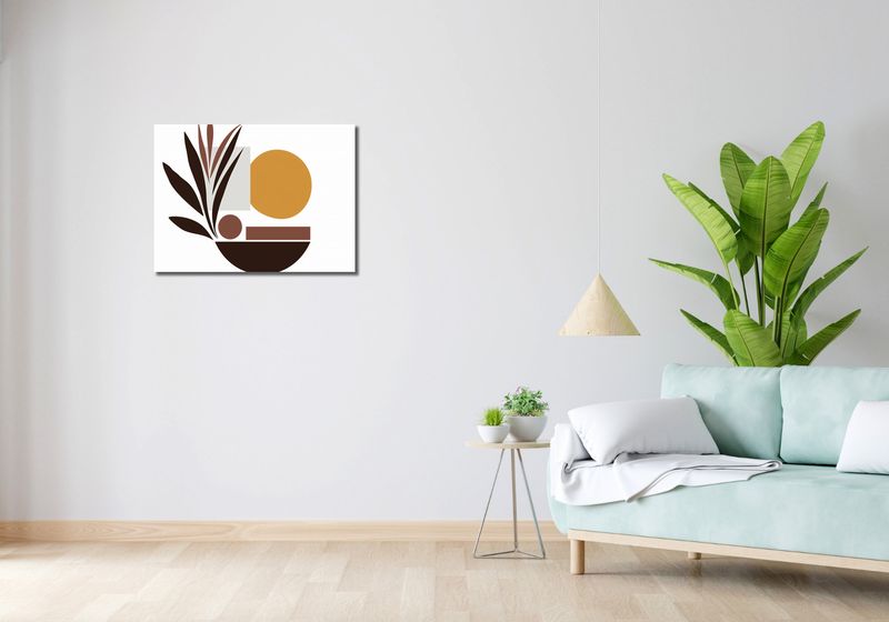 Obraz 70x50cm Stylizacja Roślin zdjęcie 2