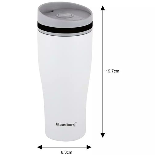 termiczny kubek 380ml click clack klausberg kb-7619 na Arena.pl