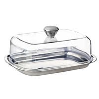 Maselniczka maselnica stal nierdzewna z pokrywą plastikową