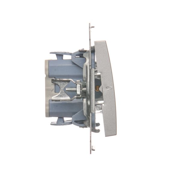 Simon54 Łącznik dzwonek podświetleniem DD1L.01/43 srebrny zdjęcie 2