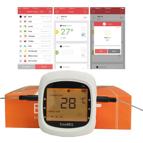 easybbq zdalny termometr bluetooth do grilla 2 sondy grilli pro3 na Arena.pl