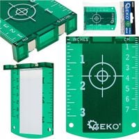 Tarcza celownicza magnetyczna do lasera zielona GEKO G03312 70x100 mm