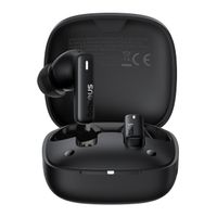 słuchawki bezprzewodowe bowie e19 tws dokanałowe usb-c - czarne