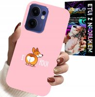 ETUI DO OPPO FIND X5 LITE - ŚMIESZNE WZORY I LOVE YOU PIESEK OBUDOWA