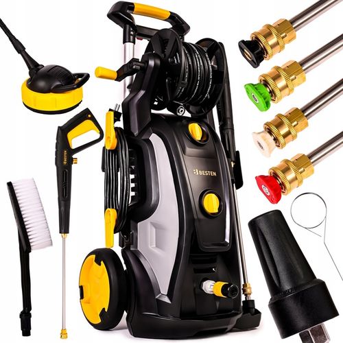 Myjka ciśnieniowa pompa mosiężna 3200W Indukcja 350bar ZESTAW PRO na Arena.pl