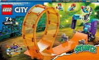 LEGO City Kaskaderska pętla szympans demolka 60338