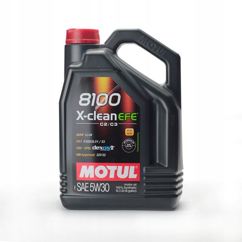 MOTUL 8100 X-clean 5W30 EFE SN, C2/C3, Dexos2, MB2 na Arena.pl