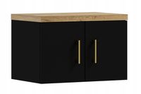 Szafka łazienkowa wisząca pod umywalkę MARKUS 50 czarna (W7)