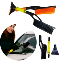 SKROBACZKA SAMOCHODOWA DO SZYB 3W1 MIOTEŁKA DO ODŚNIEŻANIA AUTA DO LODU XL