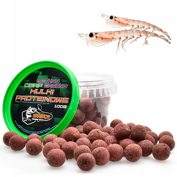 KULKI PROTEINOWE MARGROM 16mm 100g aromat KRYL zdjęcie 2